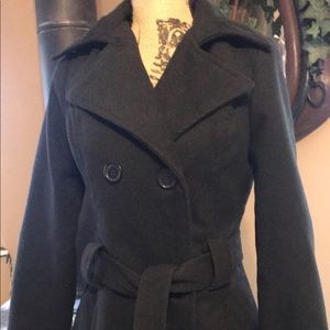 Black pea coat